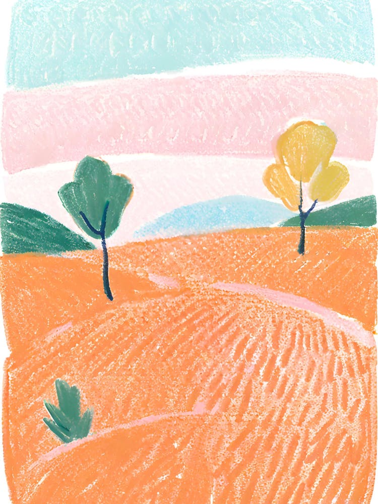 Sand And Trees