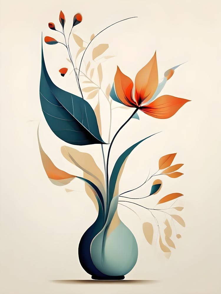 Abstract Floral Painting 12