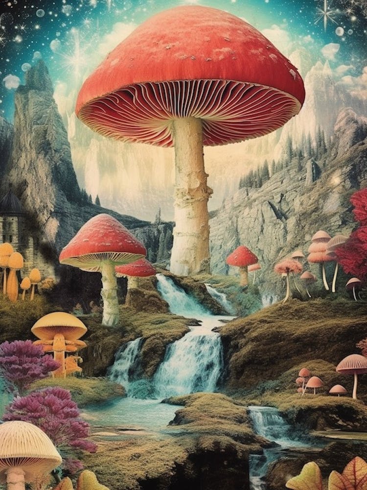 Mushroom Collage 6
