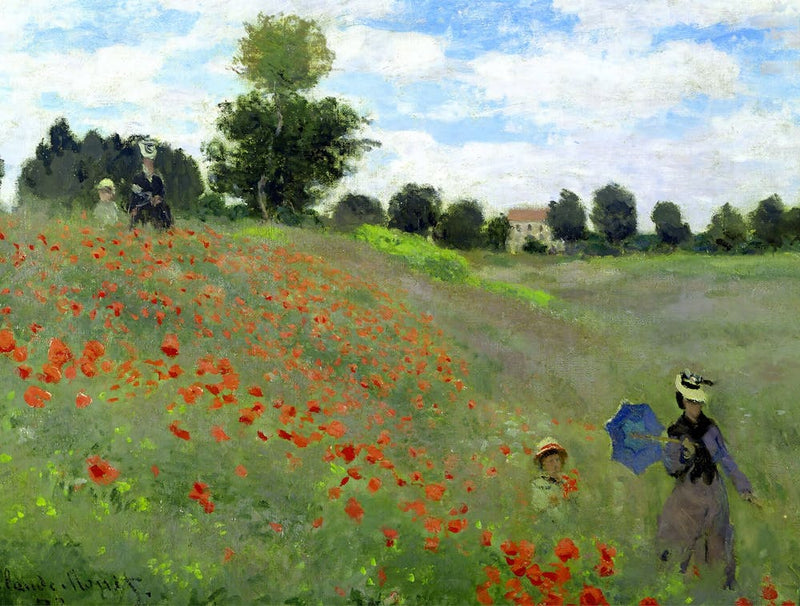 Claude Monet - Poppy Field