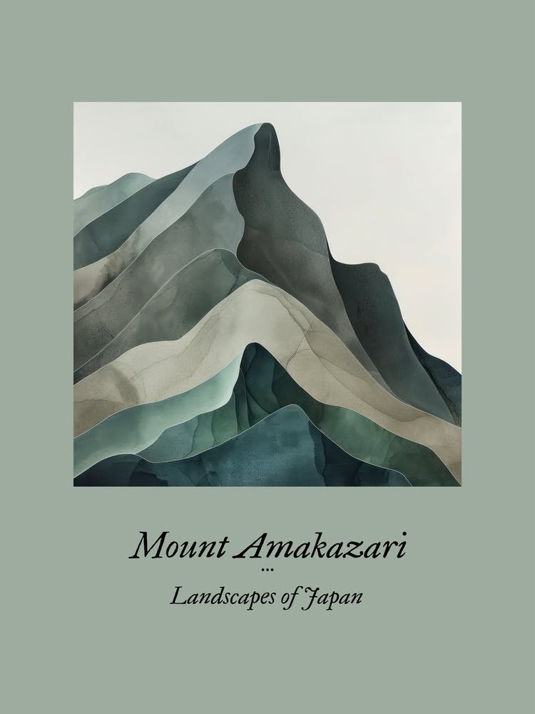 Landscapes Of Japan Mount Amakazari