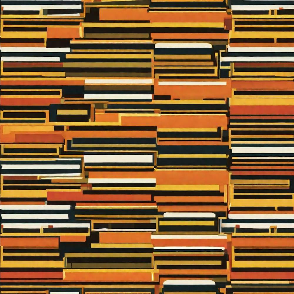 Seamless Pattern Vibrant Two Color Combination, 202