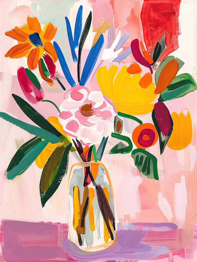 Forêt Tropicale Ludique Style Matisse