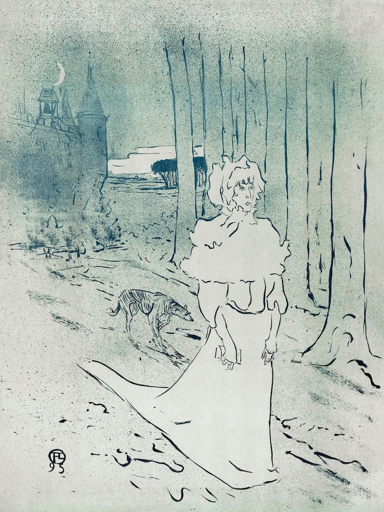 The Chatelaine Or The Tocsin (1895), Henri de Toulouse-Lautrec