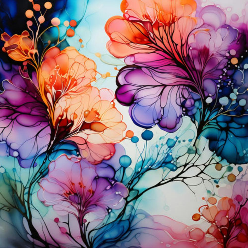 Abstract Floral Painting 3