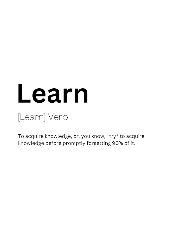Lernen Definition Bedeutung