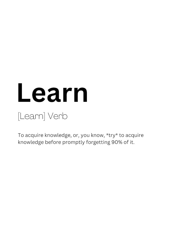 Learn Definition Meaning