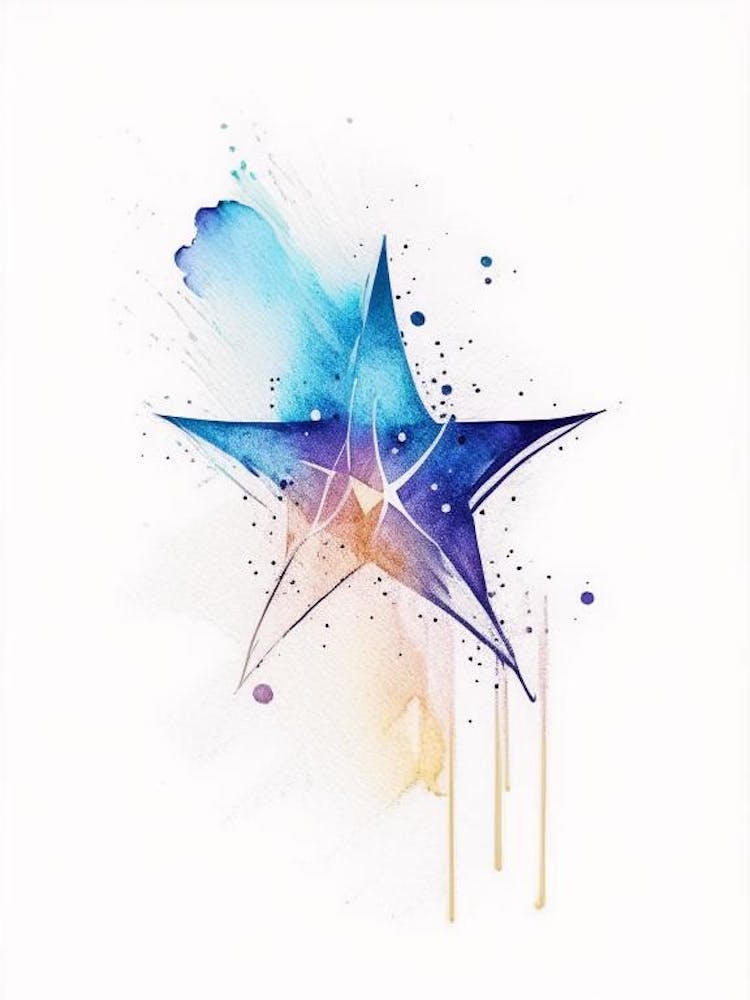 Star Symbol Minimal 1 Watercolour