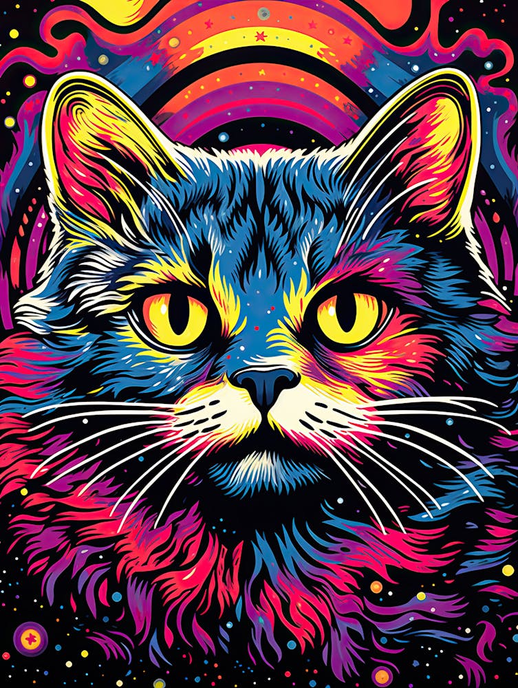 Quantum Whiskercraft, Psychedelic Cats series