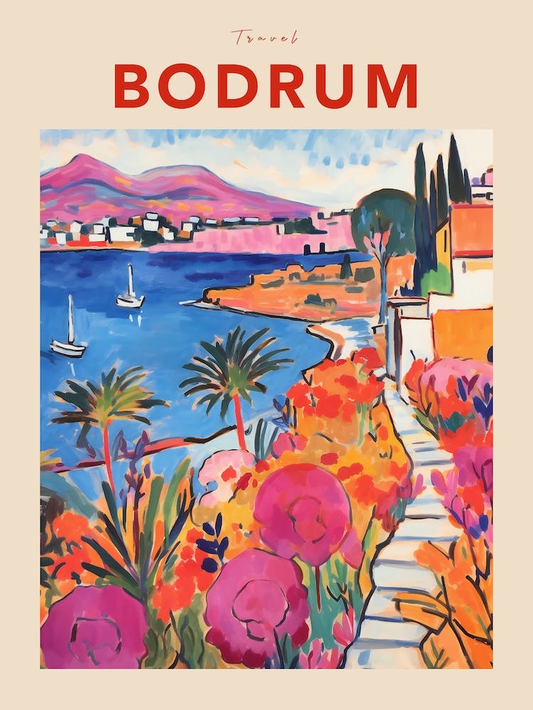 Data Set 41 Fauvist Travel Poster