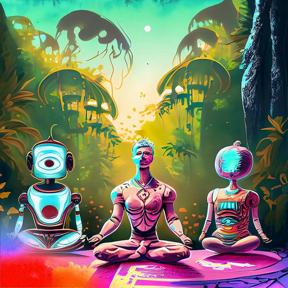 Meditation In The Forest 1