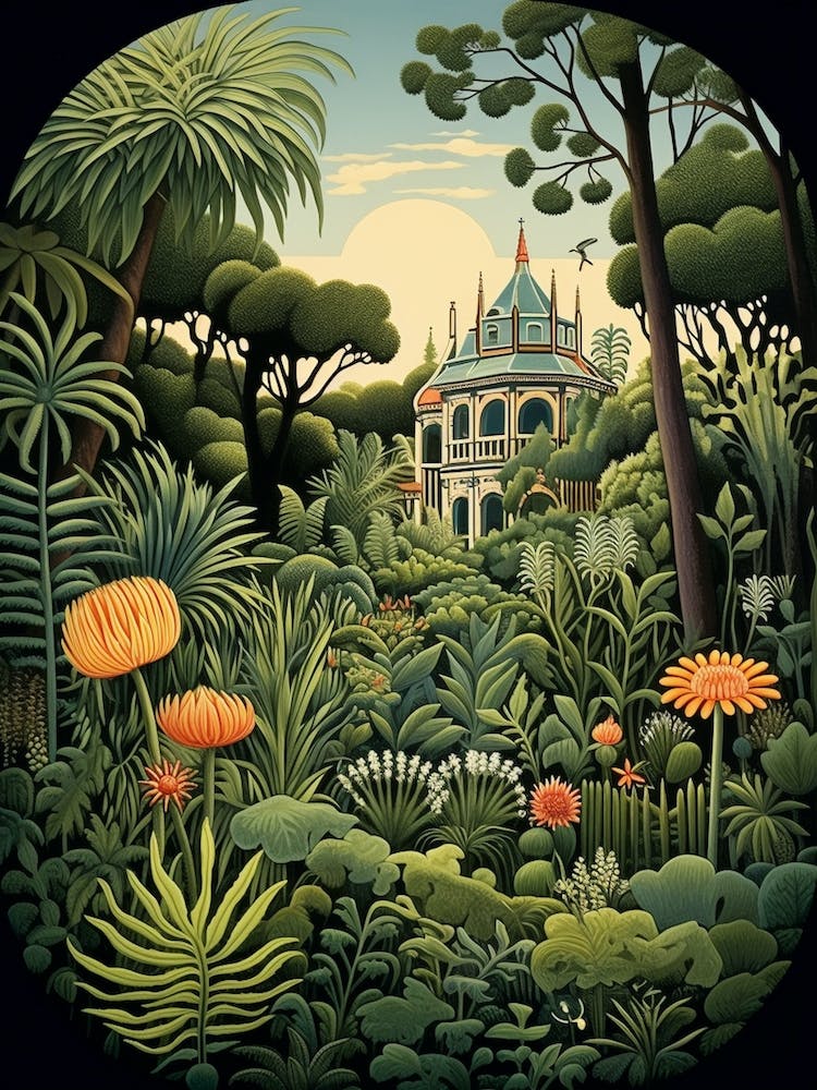 Longue Vue House And Gardens Usa Henri Rousseau Style 2