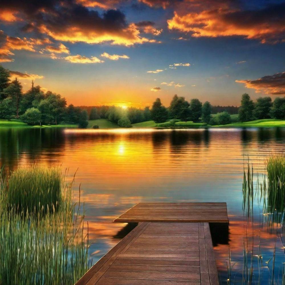 Sunset At The Lake 7