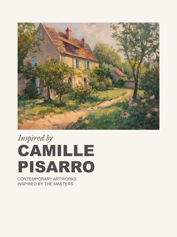 Museum Poster Inspired By Camille Pisarro 2