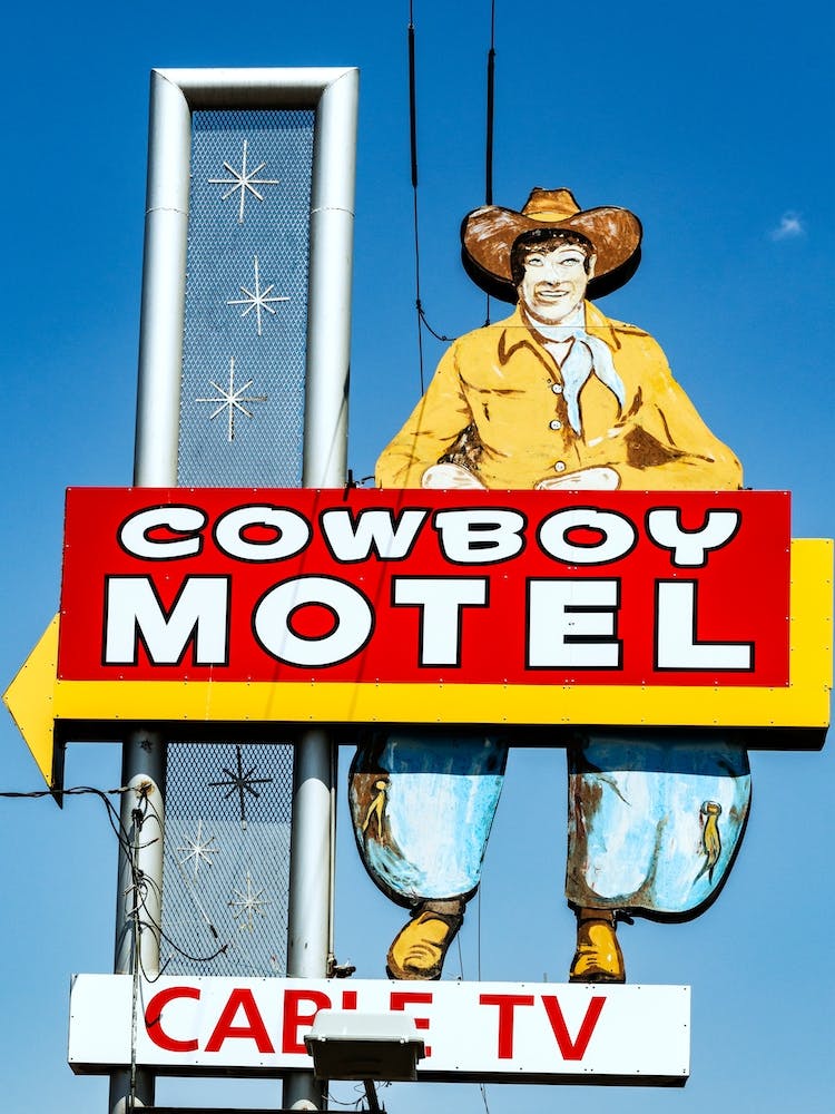 The Old Cowboy Motel In Amarillo, Texas