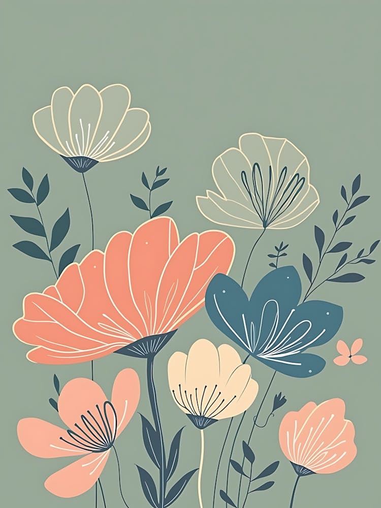 Fleurs à l'Aquarelle 1