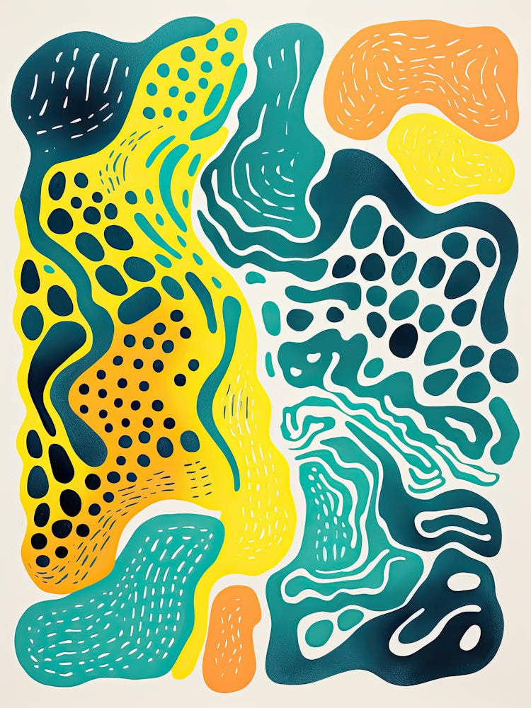 Plasma Tunnels Surreal Cosmic Biomorphism