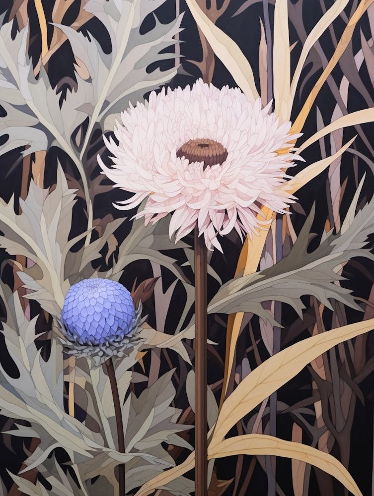 Flower Illustration Cornflower 2