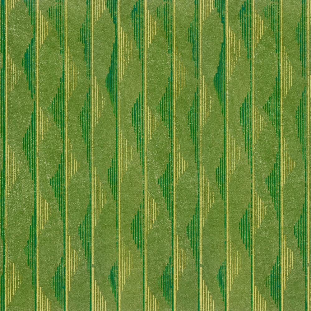 Vintage Ukiyo-e Woodblock Print Of Japanese Textile, Shima Shima, Furuya Korin (148)