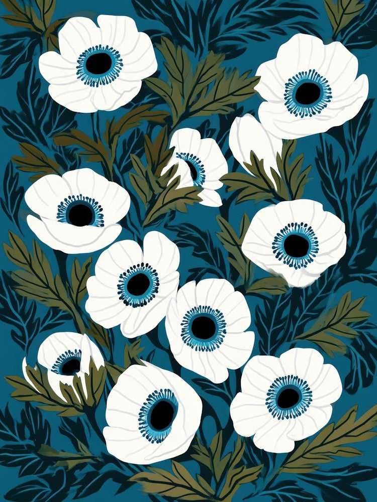 White Anemones 3