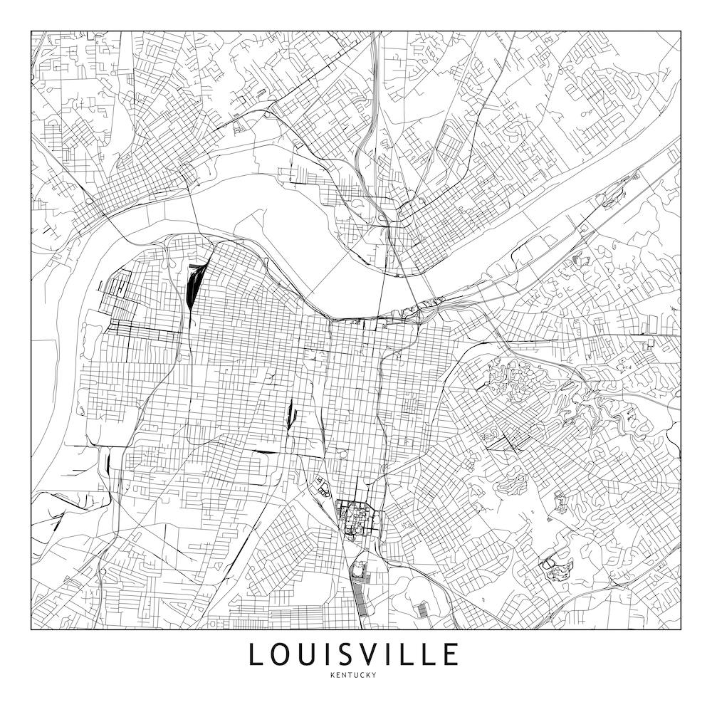 Louisville Map