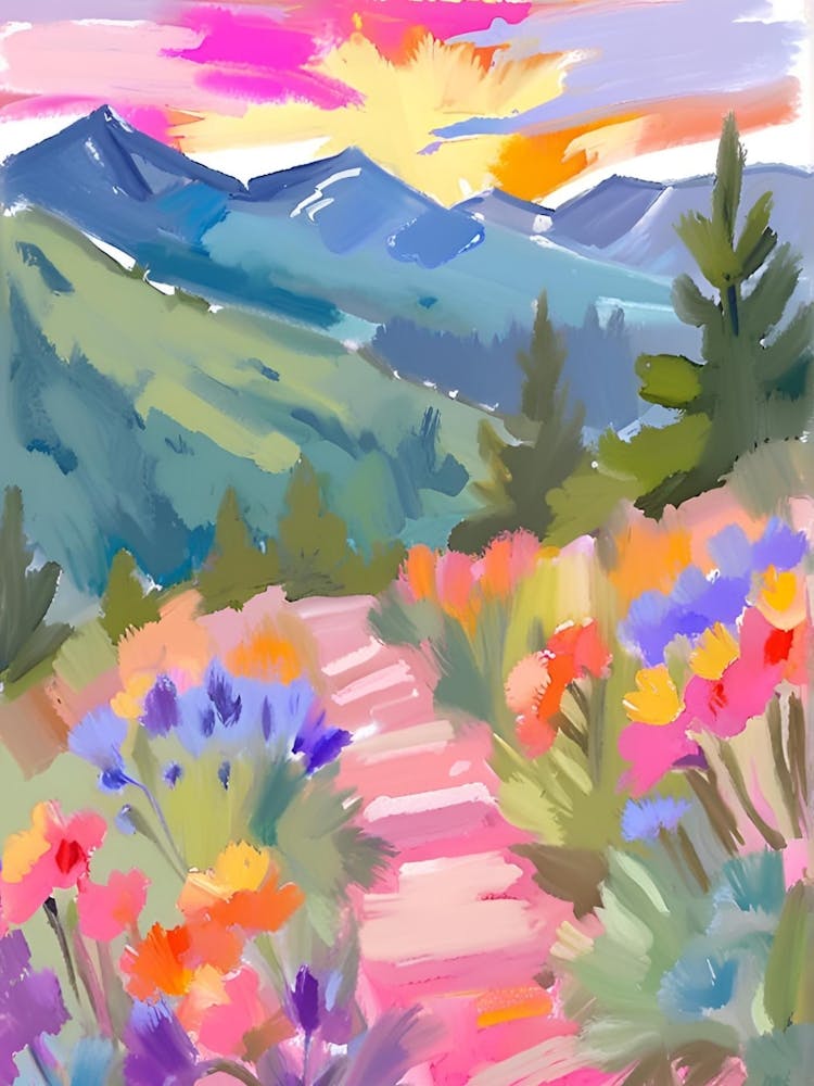Of Flowers In The Mountains