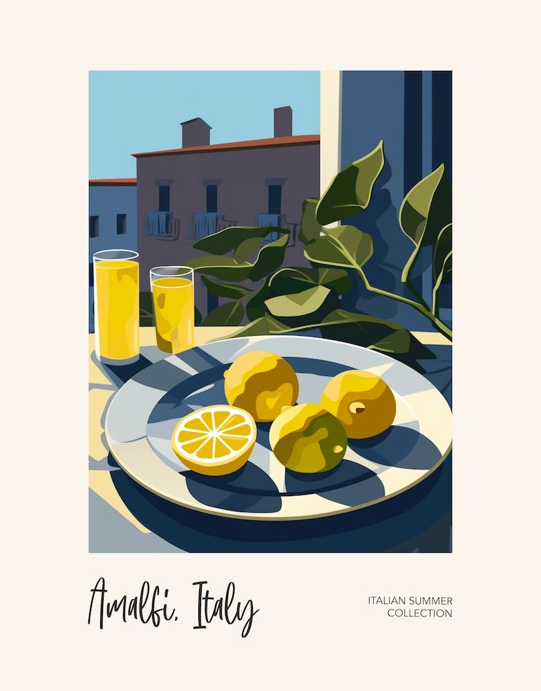 Amalfi, Italy Lemons 3 Italian Summer Collection