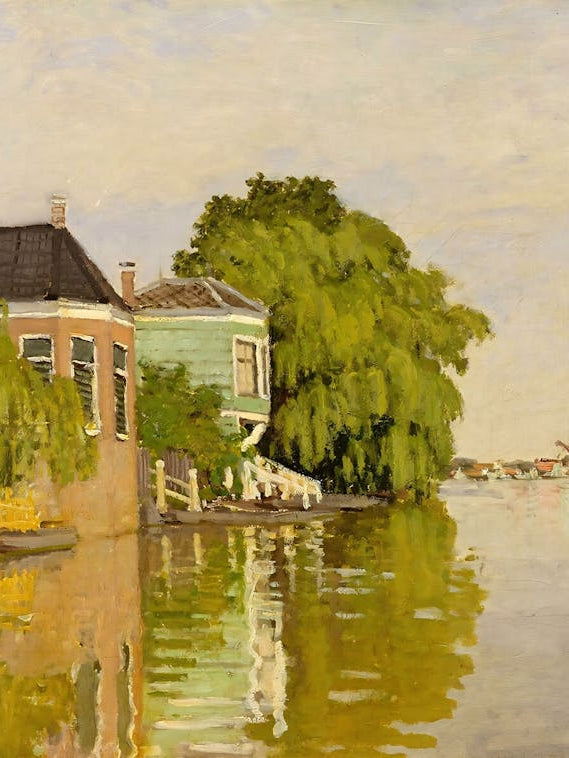 Claude Monet - Boat On The Canal