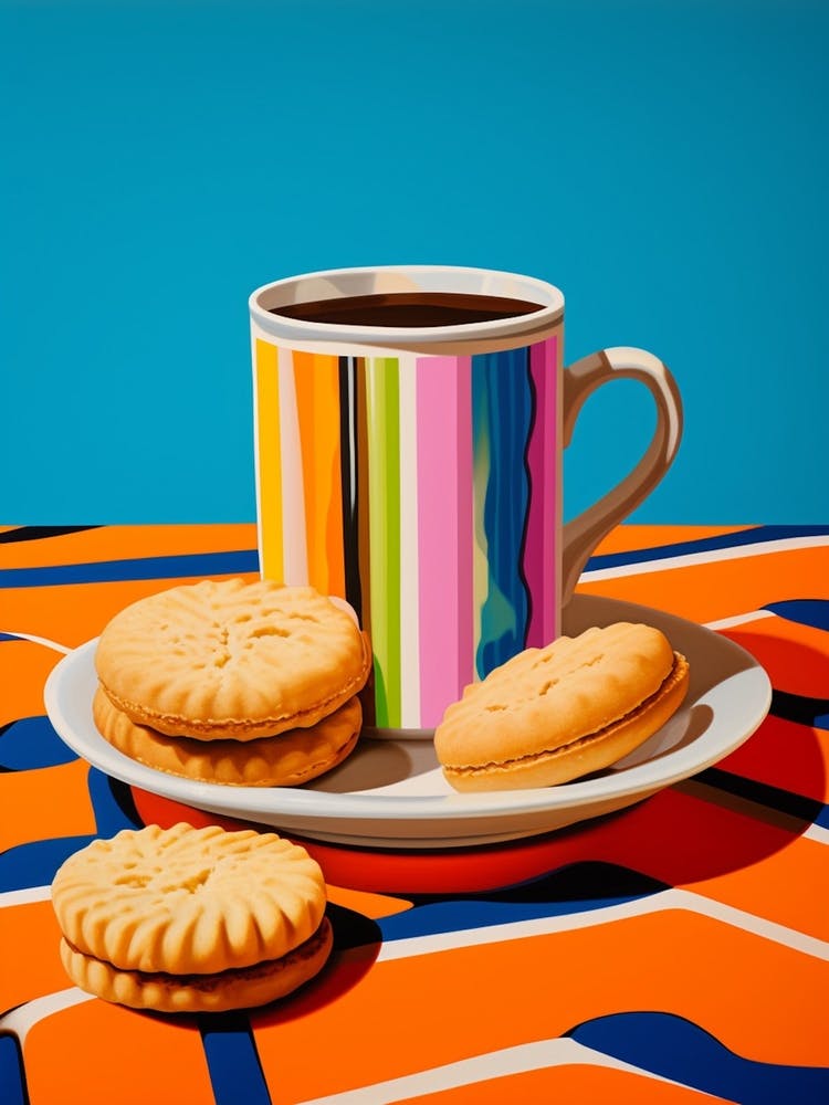 Coffee & Biscuit Rainbow Mug