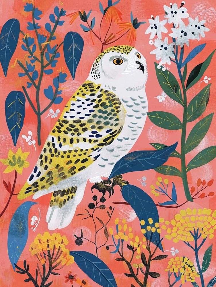 Spring Birds Snowy Owl 2