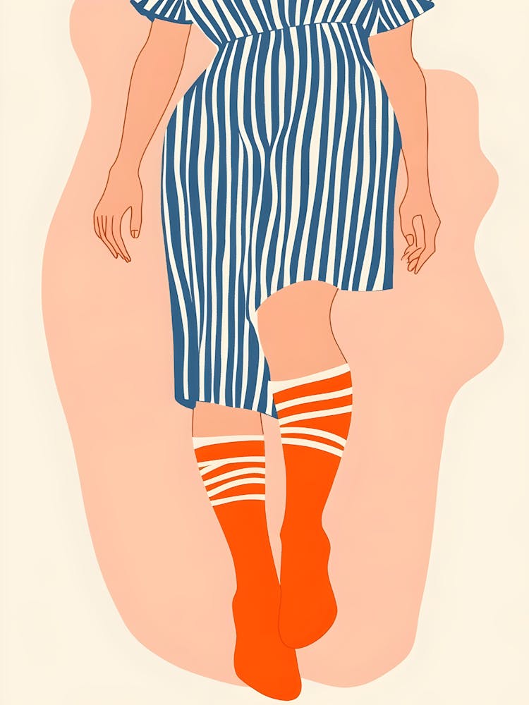 Woman In A Dress
