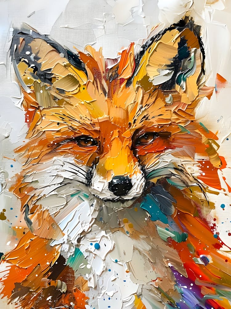 Fuchs 1 Gekritzel Und Stich