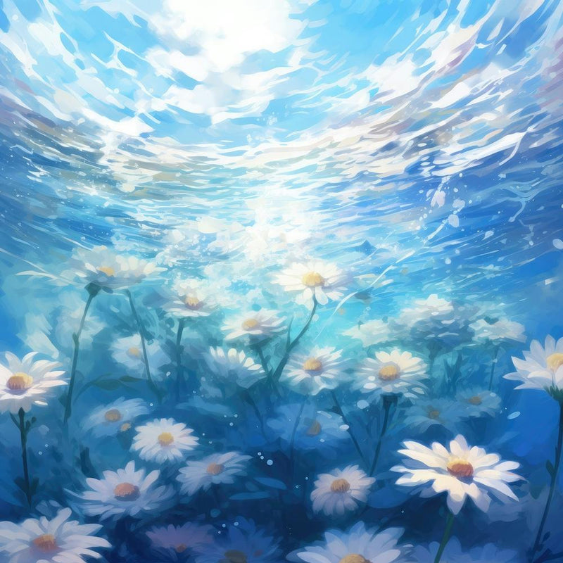 Marguerites Dans L'Eau 6