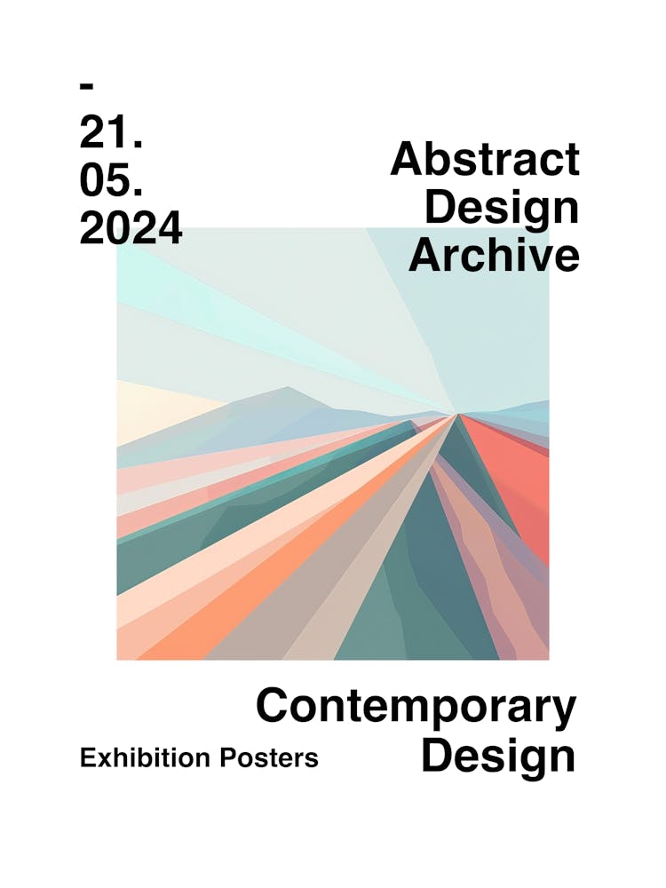 Abstract Design Archive Poster 48