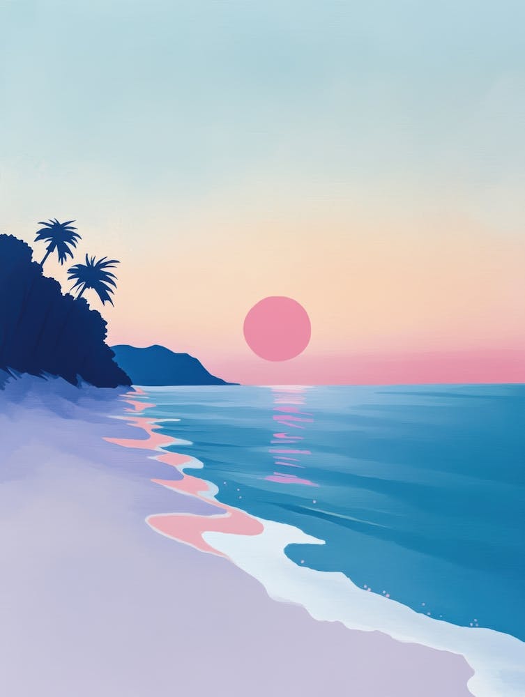 Sunset At The Beach 2