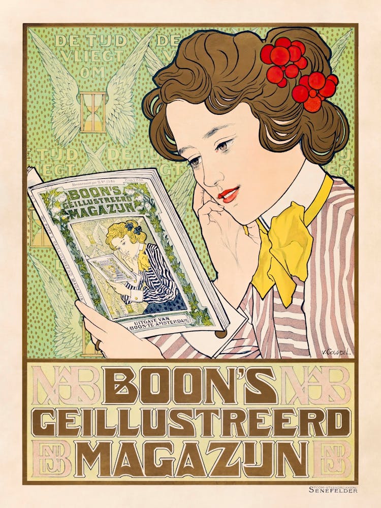 Poster For Boon S Illustrated Warehouse (1899–1909), Johann Georg Van Caspel