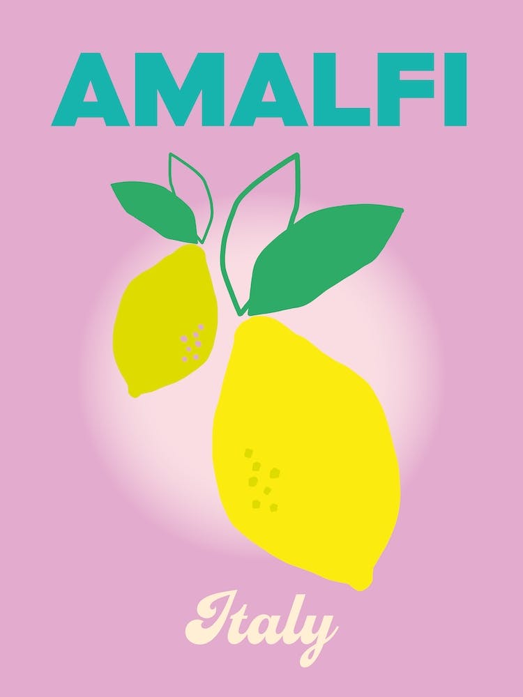 Amalfi Italy Travel Print