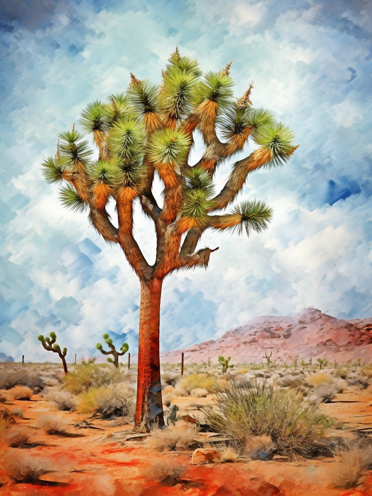 Joshua Tree In The Rain In Nat Viga Style (1)