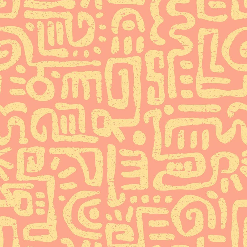Tribal Pattern Peachy
