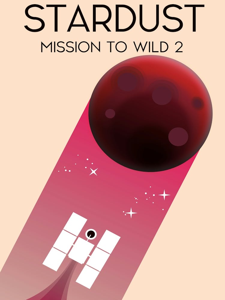 Stardust Mission To Wild 2 Space Art