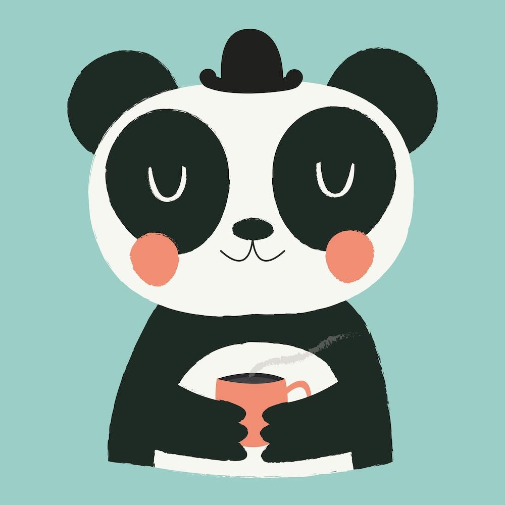 Panda Loves Coffee