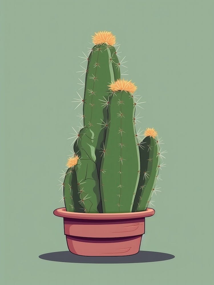 Bishops Cactus Illustration 5