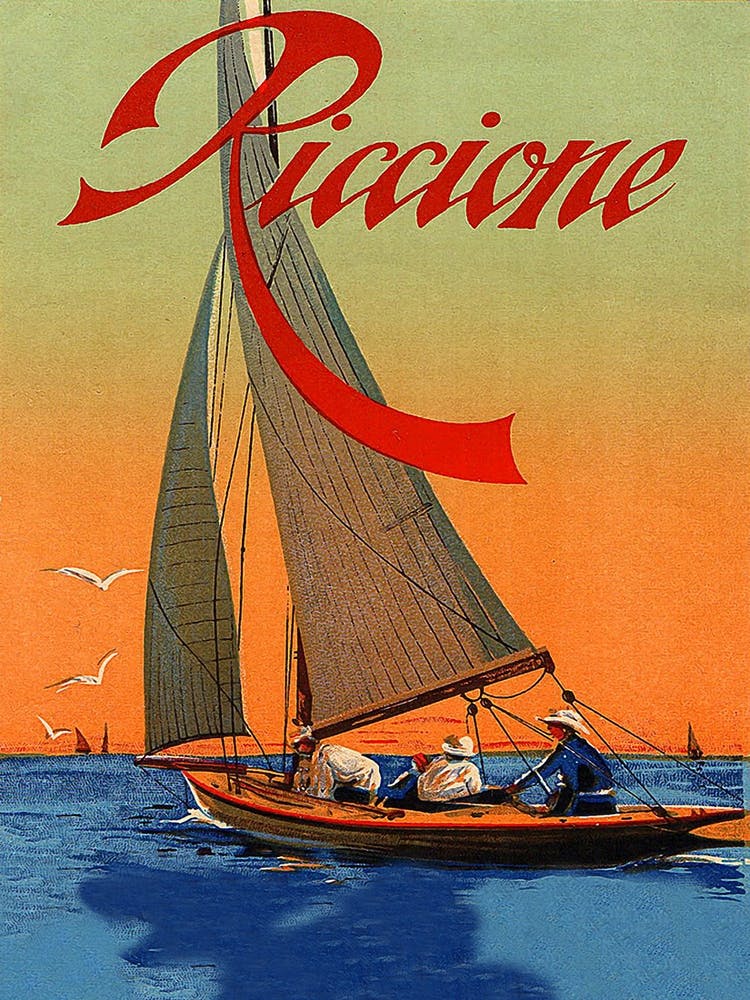 Sailing In Riccone, Italy