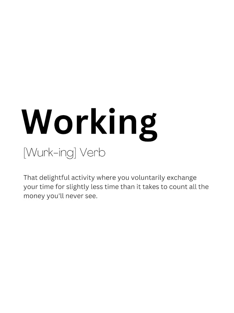 Working Definition Meaning