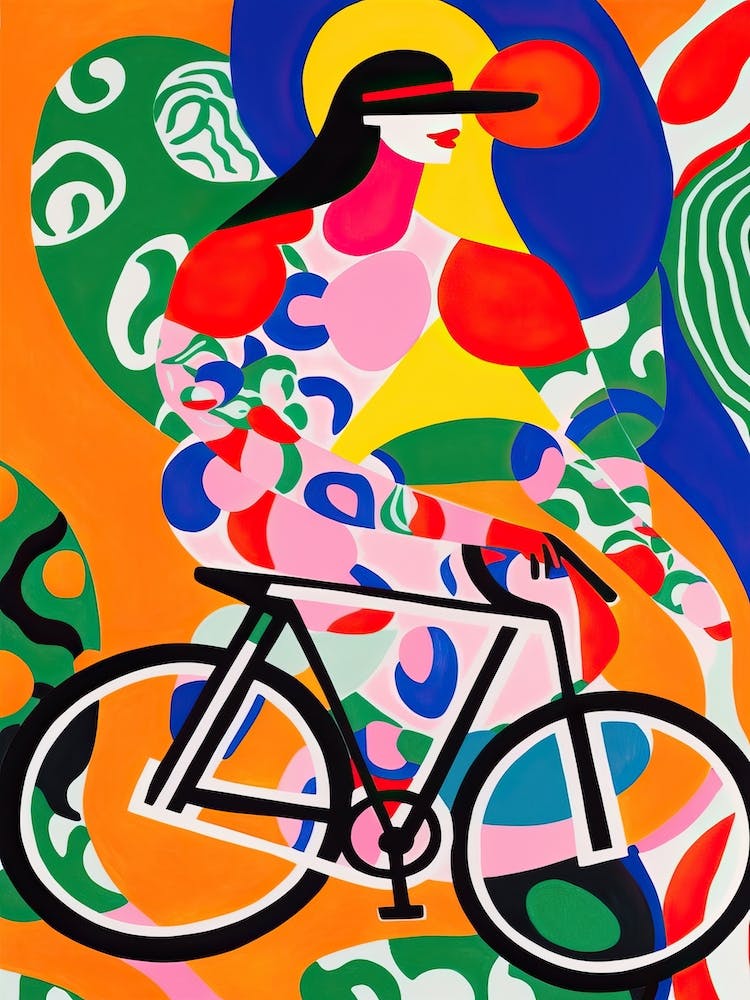 Cycling In The Style Of Matisse 4