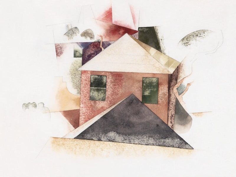 Houses With Red, Charles Demuth