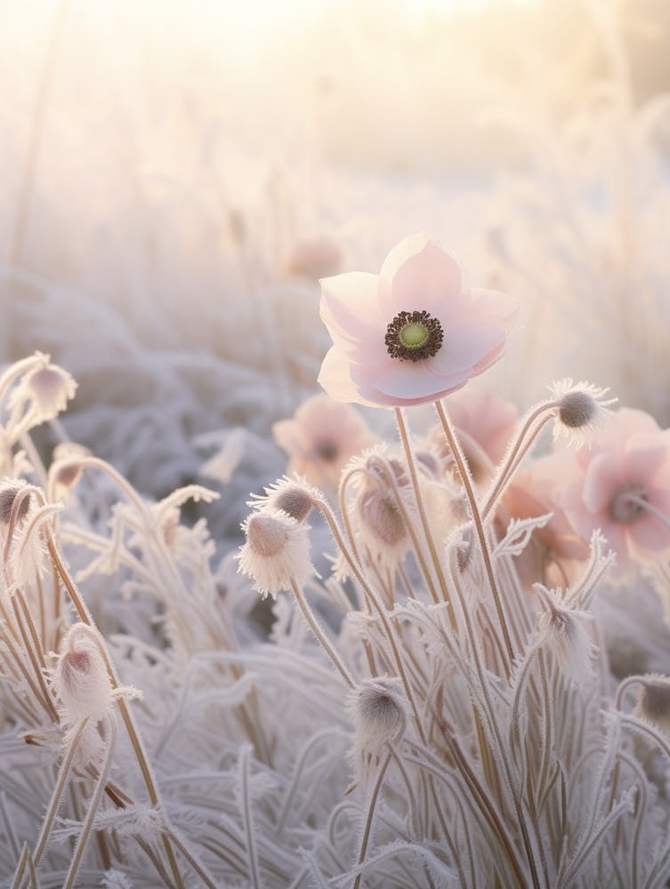 Frosty Botanical Anemone 1