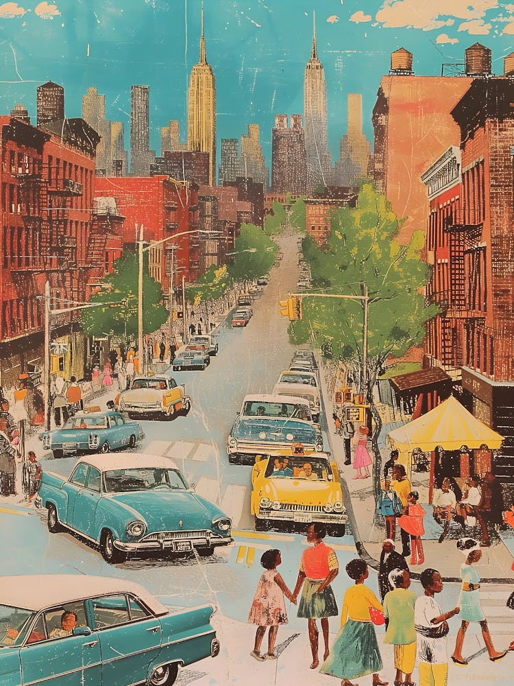 Nyc Street Scene 1