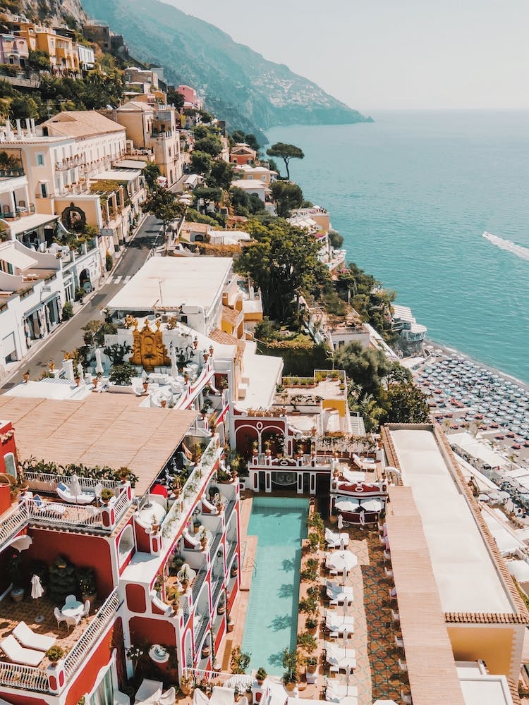 Positano Häuser