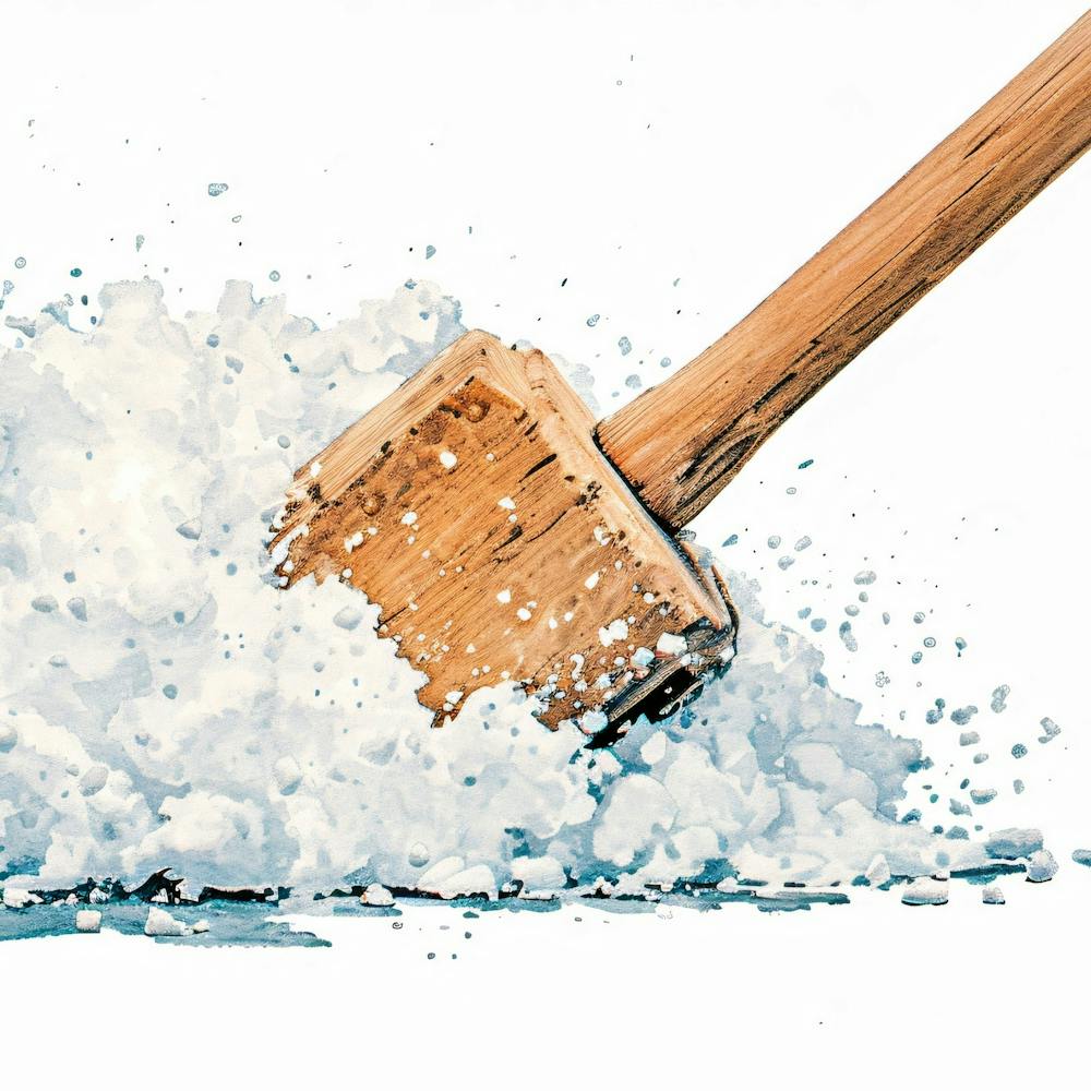 Shovel Pouring Salt